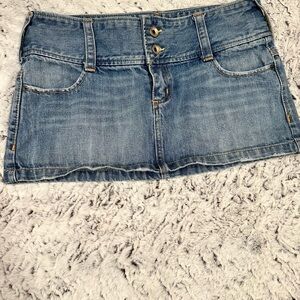 X2 Classic Blue Mini Skirt